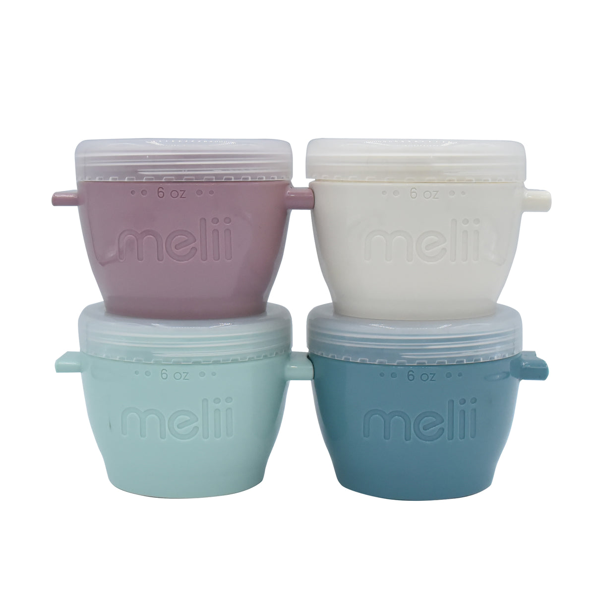MELII LUXE SNAP &amp; GO PODS SET 4 (6OZ/180ML)