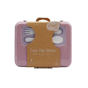 MELII LUXE 2- TIER BENTO BOX - PINK