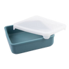 MELII LUXE SILICONE SANDWICH CONTAINER 790ML - Blue