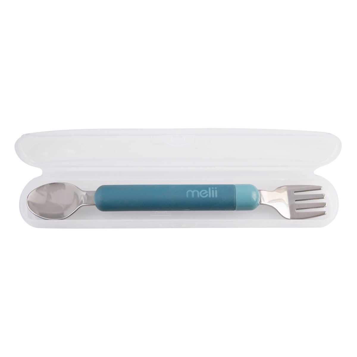 MELII LUXE DETACHABLE SPOON &amp; FORK - BLUE