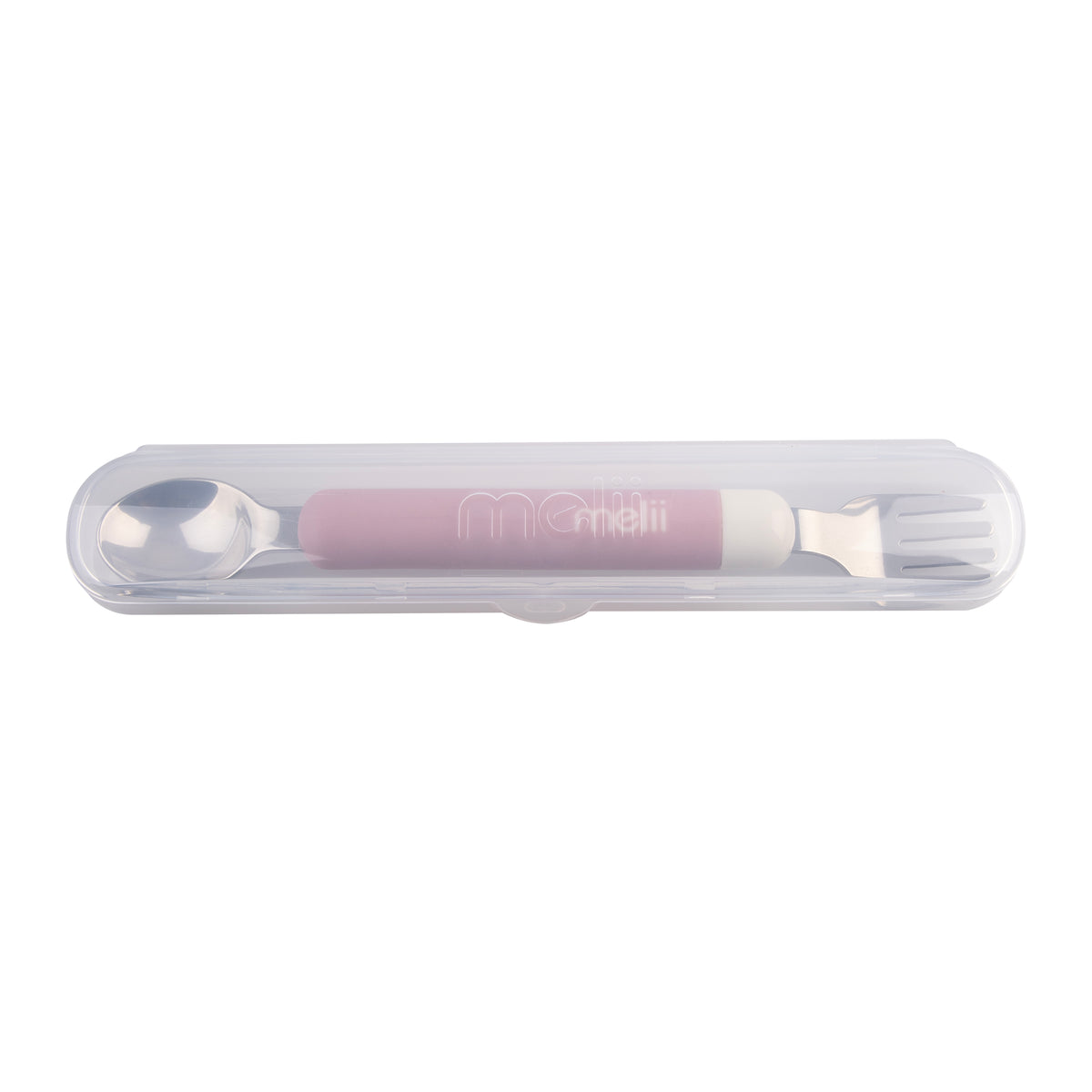 MELII LUXE DETACHABLE SPOON &amp; FORK - PINK