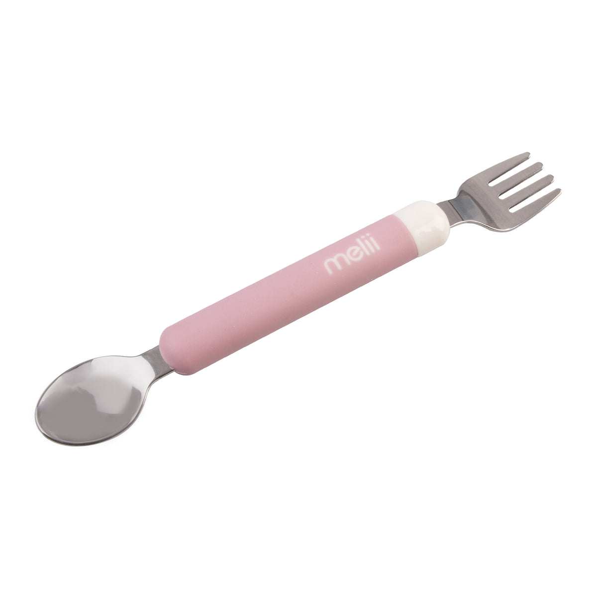 MELII LUXE DETACHABLE SPOON &amp; FORK - PINK