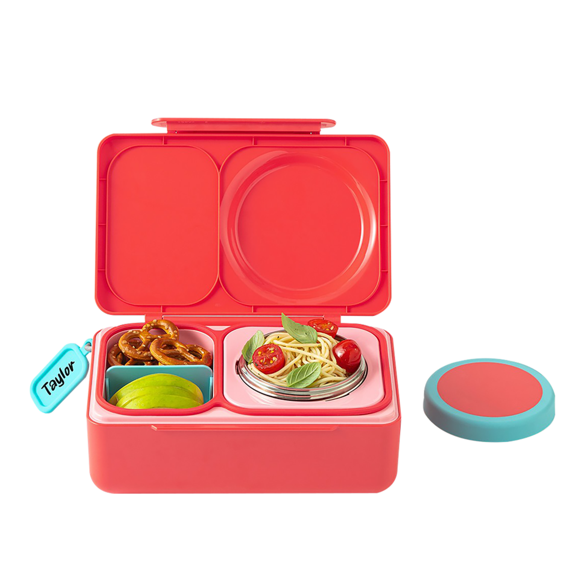 OMIEBOX UP HOT &amp; COLD BENTO BOX - CHERRY PINK
