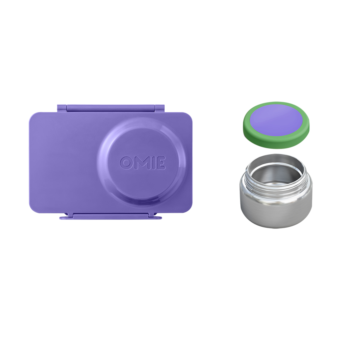 OMIEBOX UP HOT &amp; COLD BENTO BOX - GALAXY PURPLE