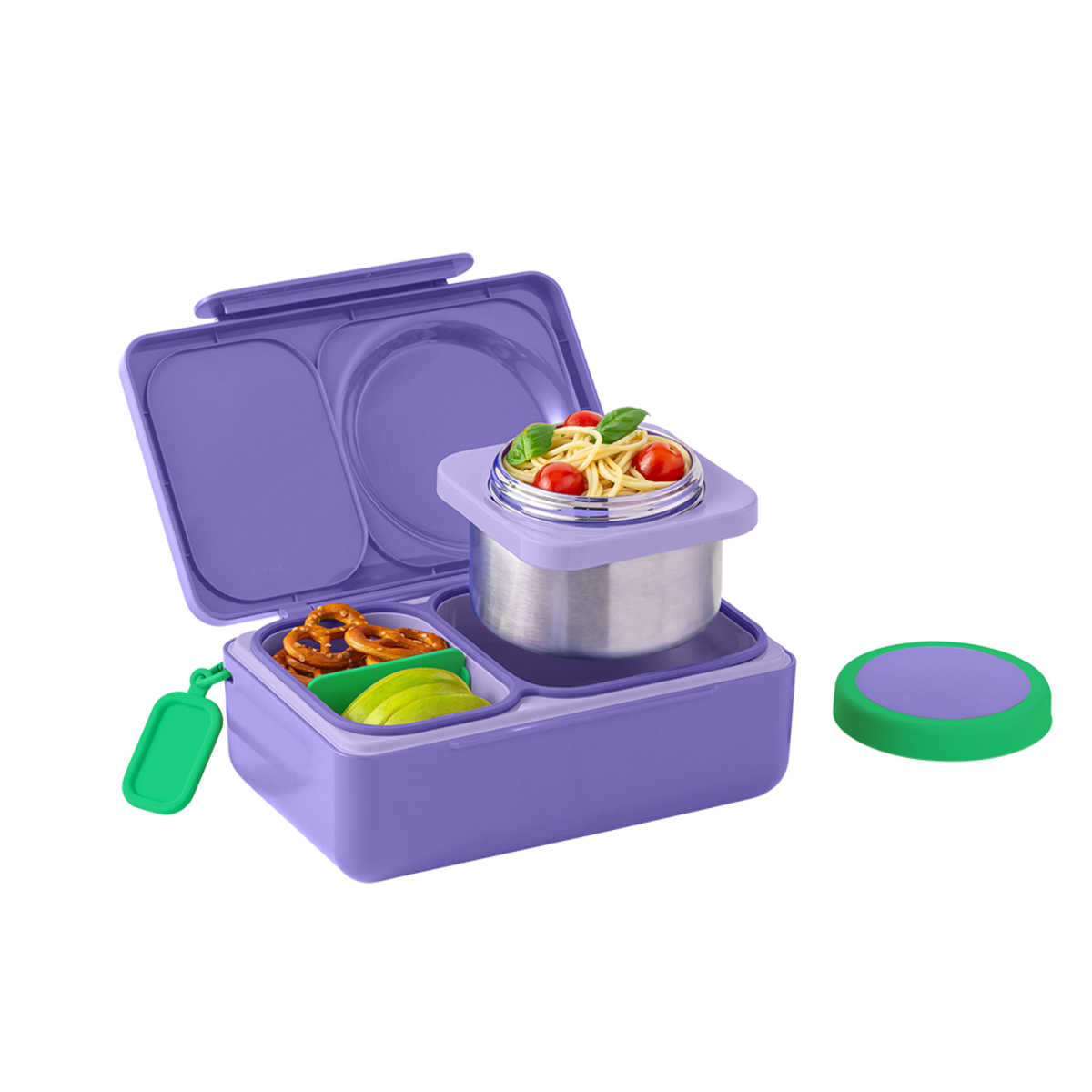 OMIEBOX UP HOT &amp; COLD BENTO BOX - GALAXY PURPLE