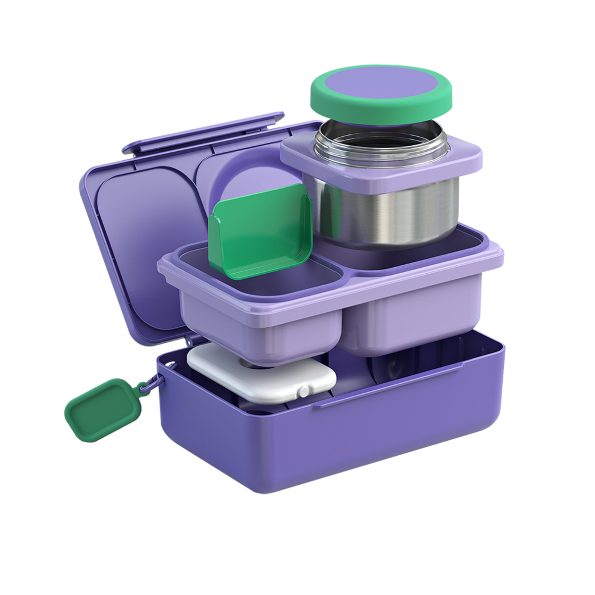 OMIEBOX UP HOT &amp; COLD BENTO BOX - GALAXY PURPLE