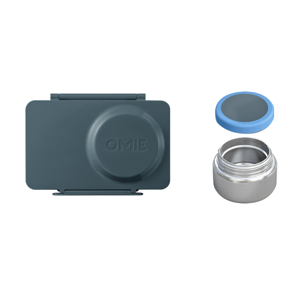 OMIEBOX UP HOT &amp; COLD BENTO BOX - GRAPHITE