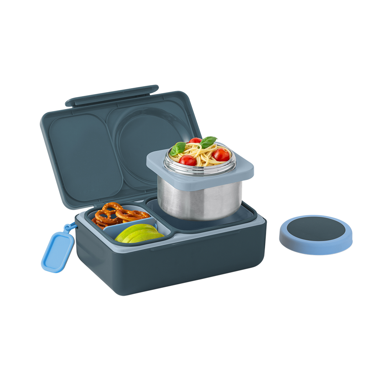 OMIEBOX UP HOT &amp; COLD BENTO BOX - GRAPHITE