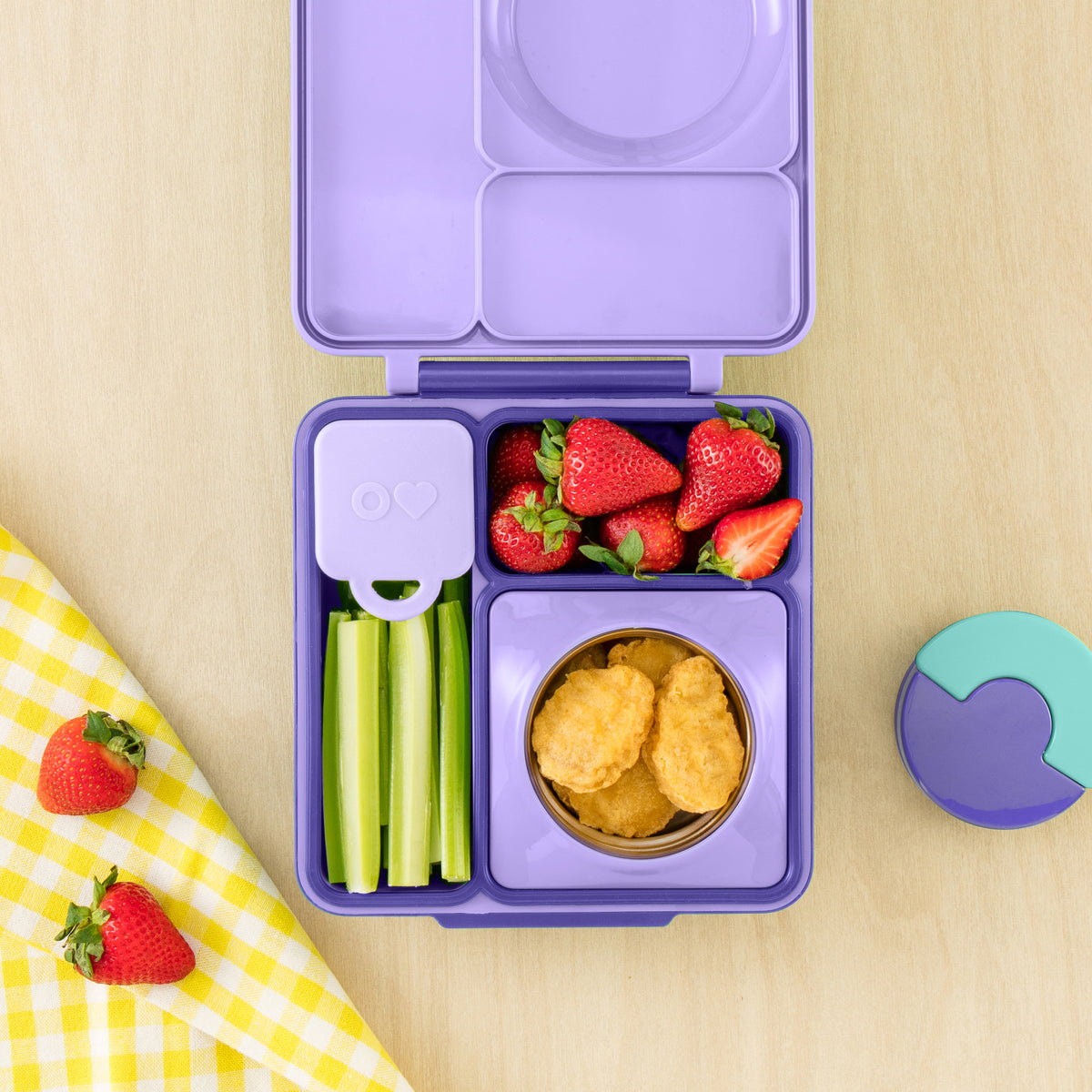 OMIE OMIEBOX HOT &amp; COLD BENTO BOX - Lilac Purple