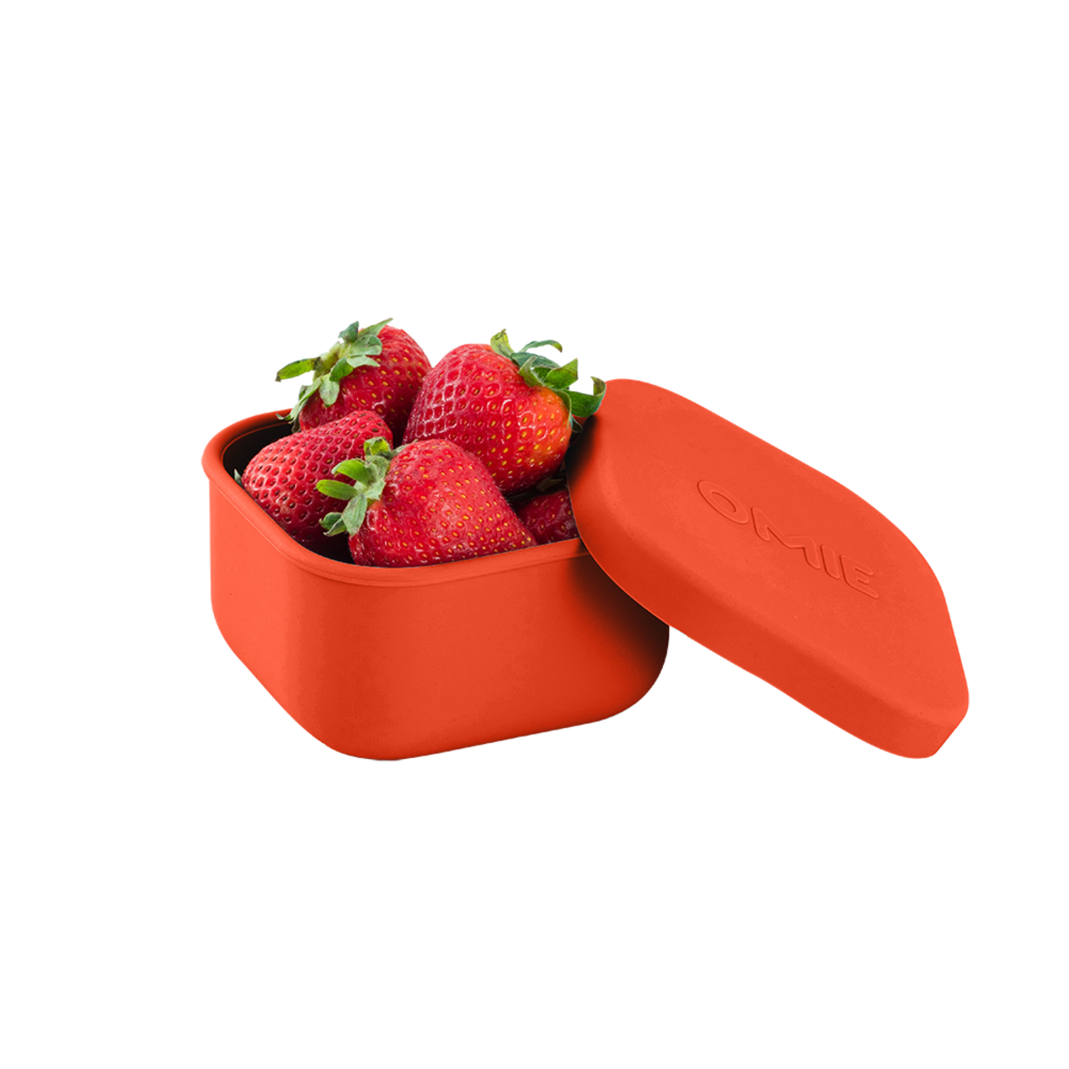 OMIE OMIESNACK SILICONE CONTAINER 280ML - Red