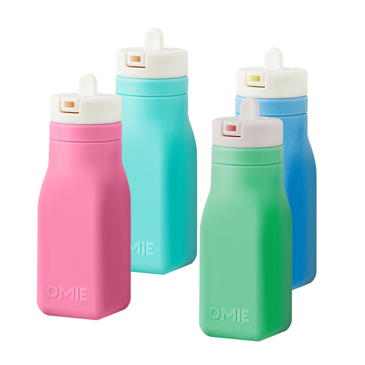OMIEBOTTLE SILICONE DRINK BOTTLE 250ML