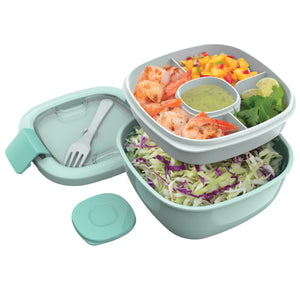 BENTGO ALL-IN-ONE SALAD CONTAINER - Coastal Aqua