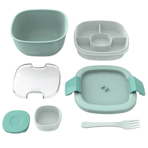 BENTGO ALL-IN-ONE SALAD CONTAINER - Coastal Aqua