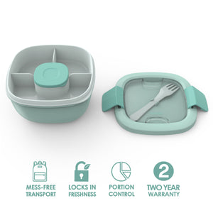 BENTGO ALL-IN-ONE SALAD CONTAINER - Coastal Aqua