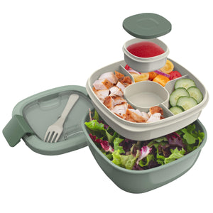 BENTGO ALL-IN-ONE SALAD CONTAINER - Khaki Green