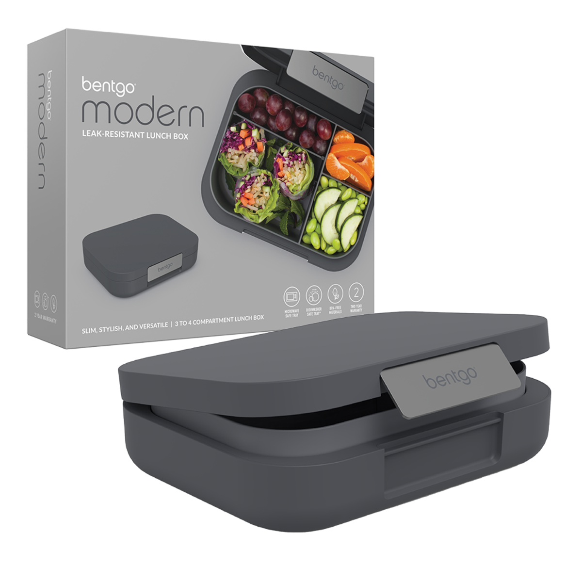 BENTGO MODERN LUNCH BOX - Dark Grey