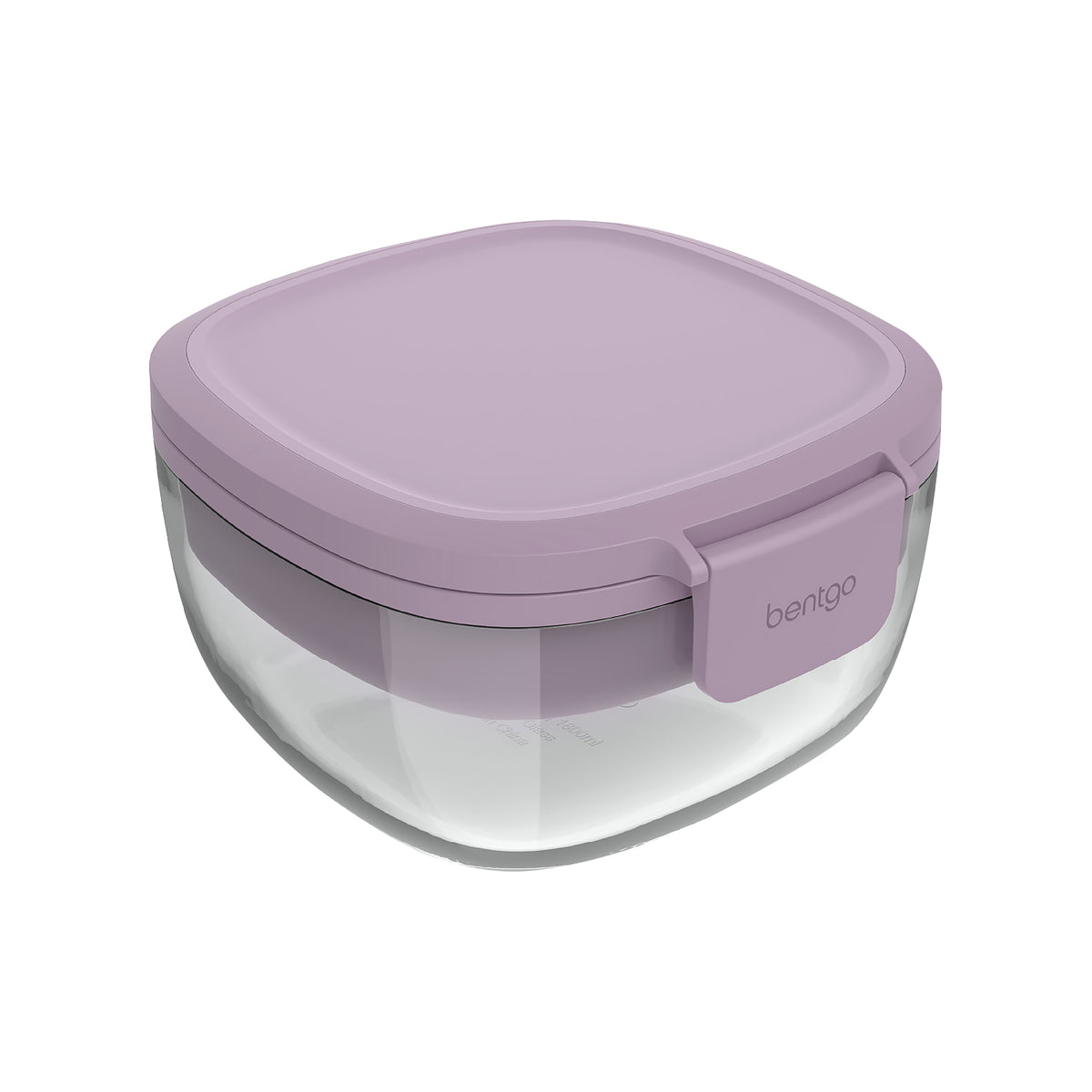 BENTGO ALL-IN-ONE GLASS SALAD CONTAINER - Lavender