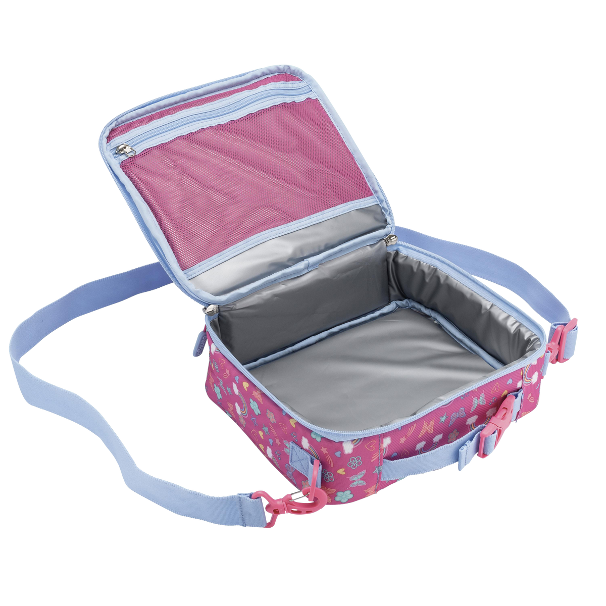 BENTGO KID&#39;S PRINT LUNCH BAG - RAINBOWS &amp; BUTTERFLIES