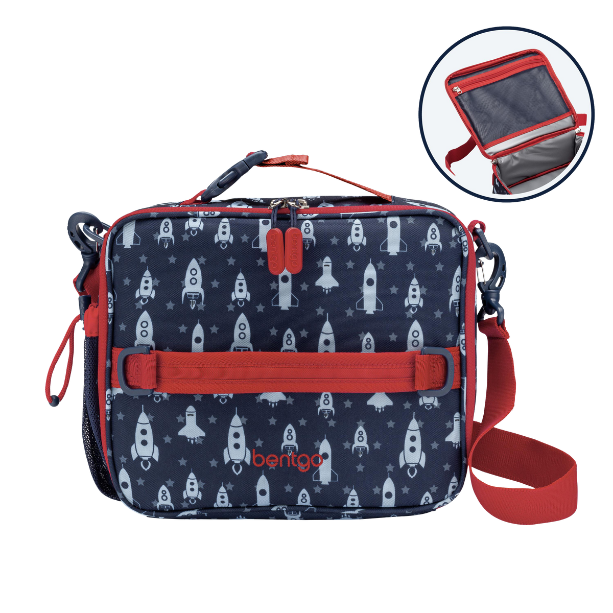 BENTGO KID&#39;S PRINT LUNCH BAG - SPACE ROCKETS