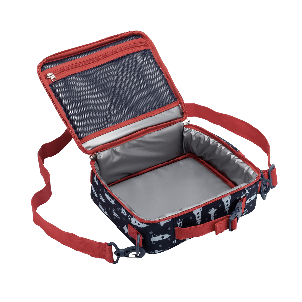 BENTGO KID&#39;S PRINT LUNCH BAG - SPACE ROCKETS