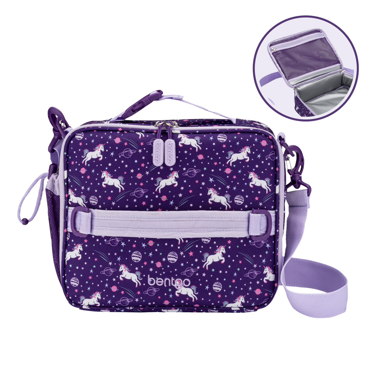 BENTGO KID'S PRINT LUNCH BAG - UNICORNS