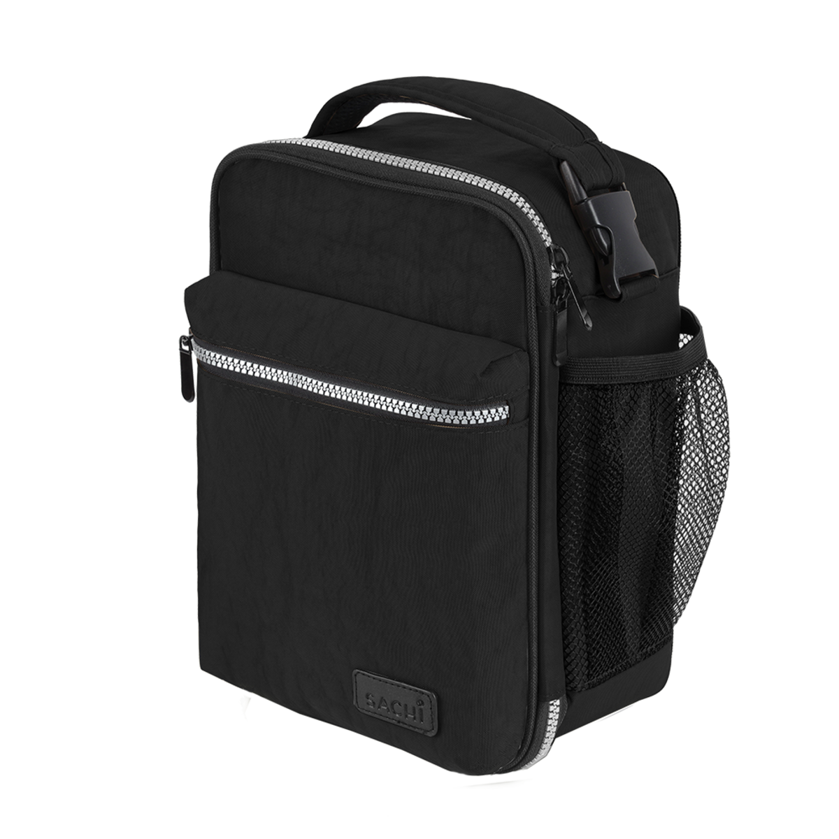 SACHI INSULATED &quot;EXPLORER&quot; LUNCH BAG - Black