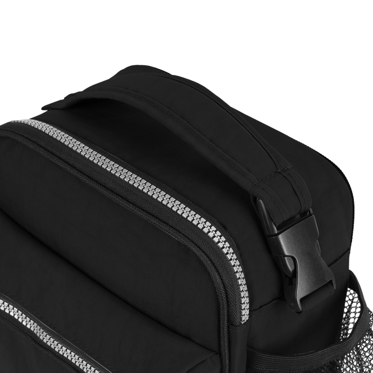 SACHI INSULATED &quot;EXPLORER&quot; LUNCH BAG - Black
