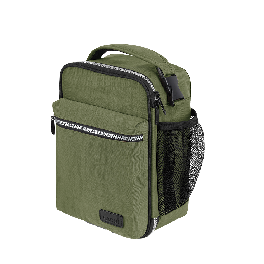 SACHI INSULATED &quot;EXPLORER&quot; LUNCH BAG - Olive