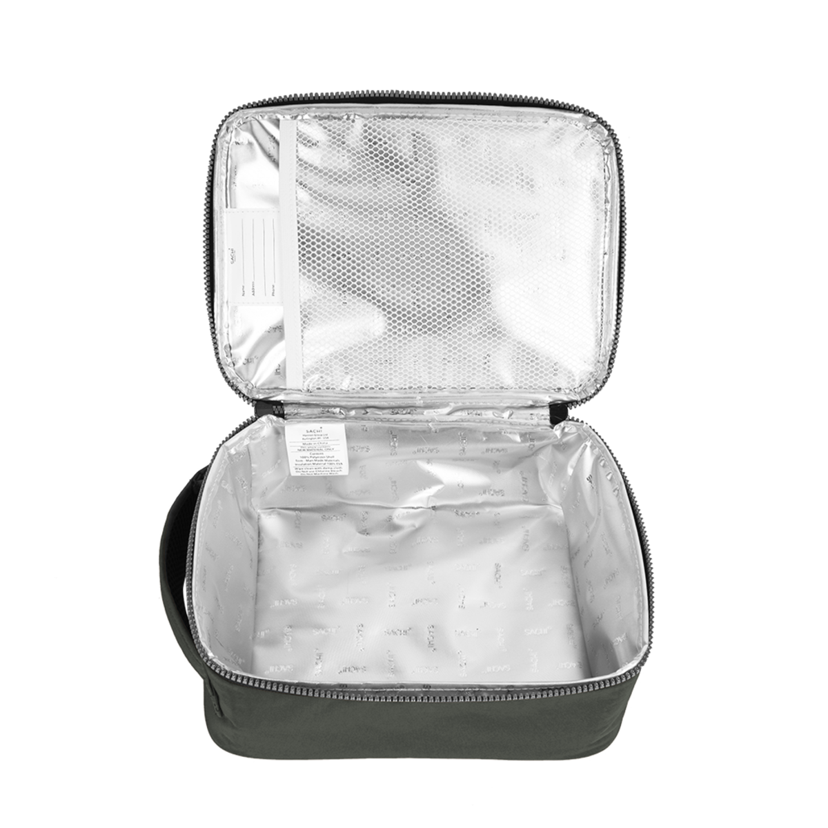 SACHI INSULATED &quot;EXPLORER&quot; LUNCH BAG - Steel