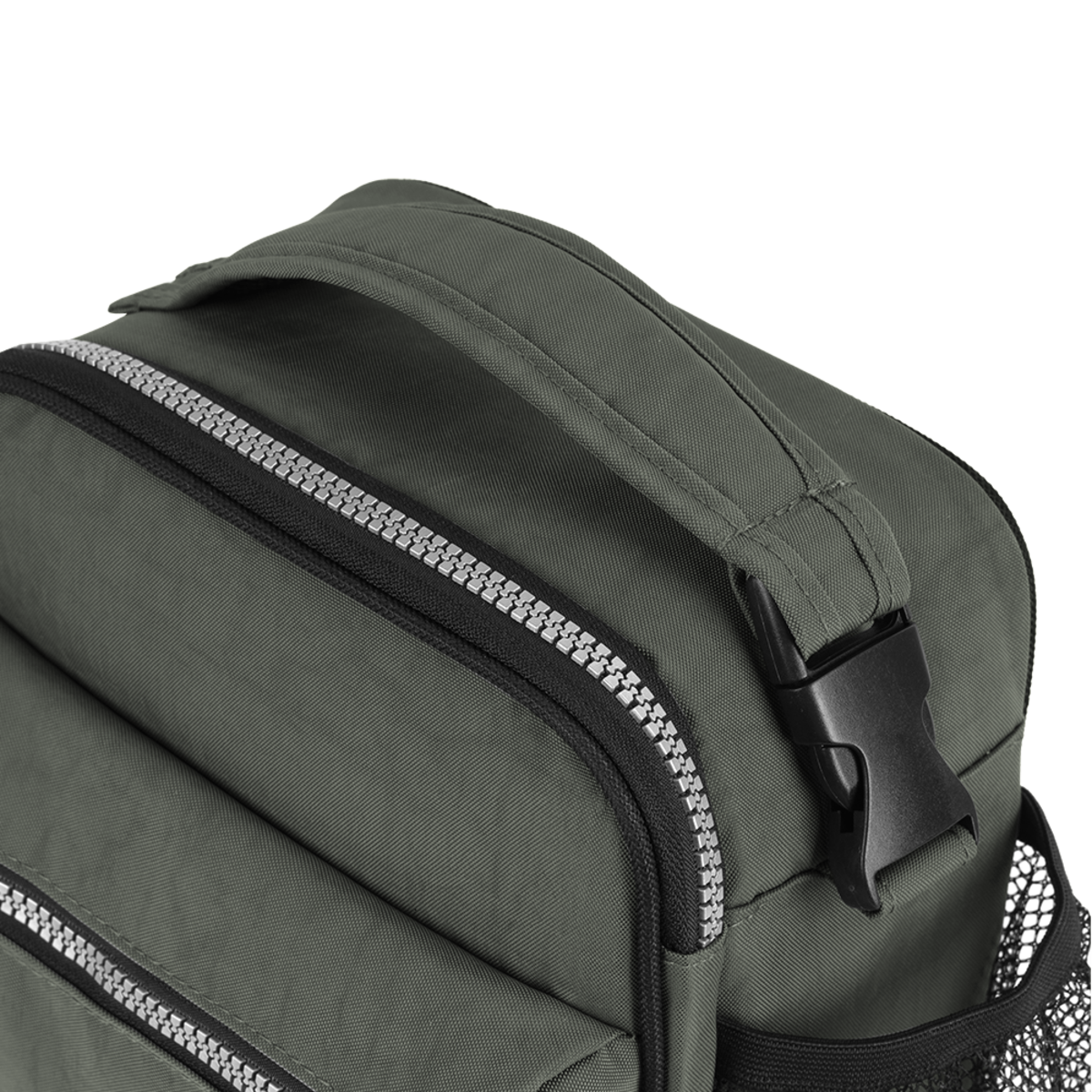 SACHI INSULATED &quot;EXPLORER&quot; LUNCH BAG - Steel