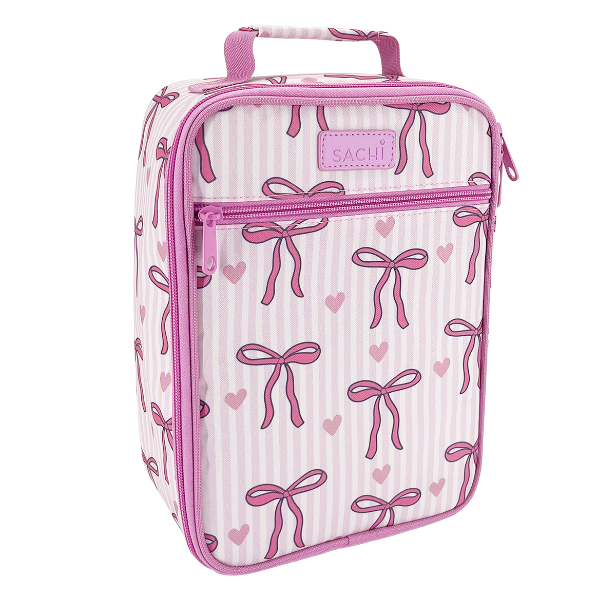 Sachi Insulated Lunch Bag - Bows With Hearts