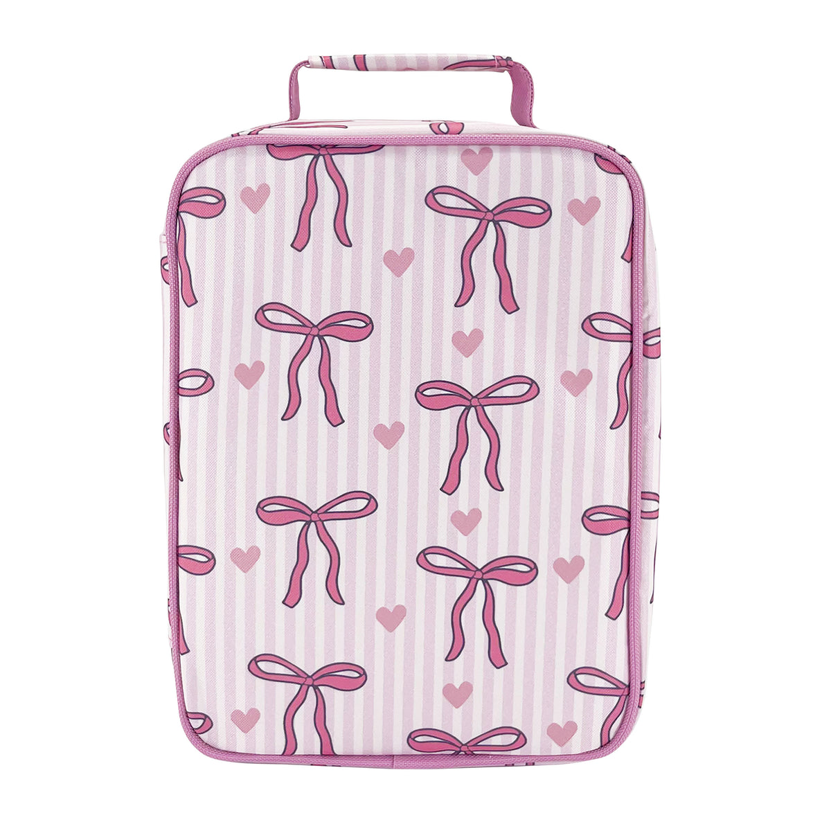 Sachi Insulated Lunch Bag - Bows With Hearts