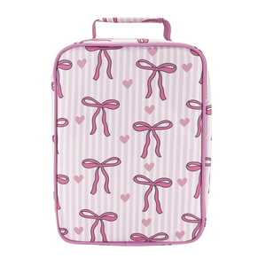 Sachi Insulated Lunch Bag - Bows With Hearts