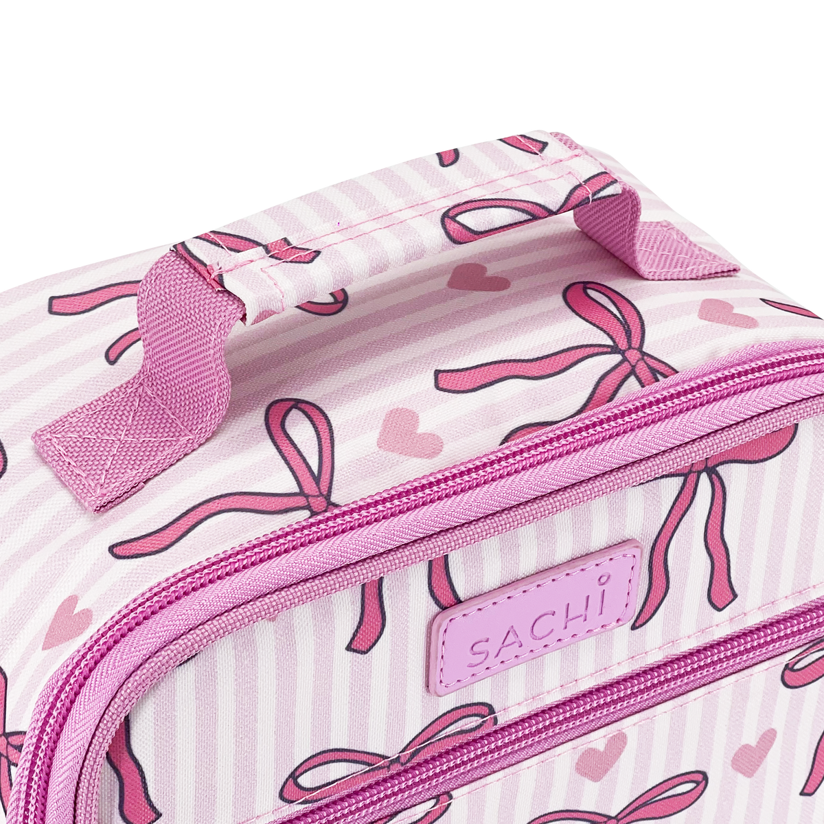 Sachi Insulated Lunch Bag - Bows With Hearts