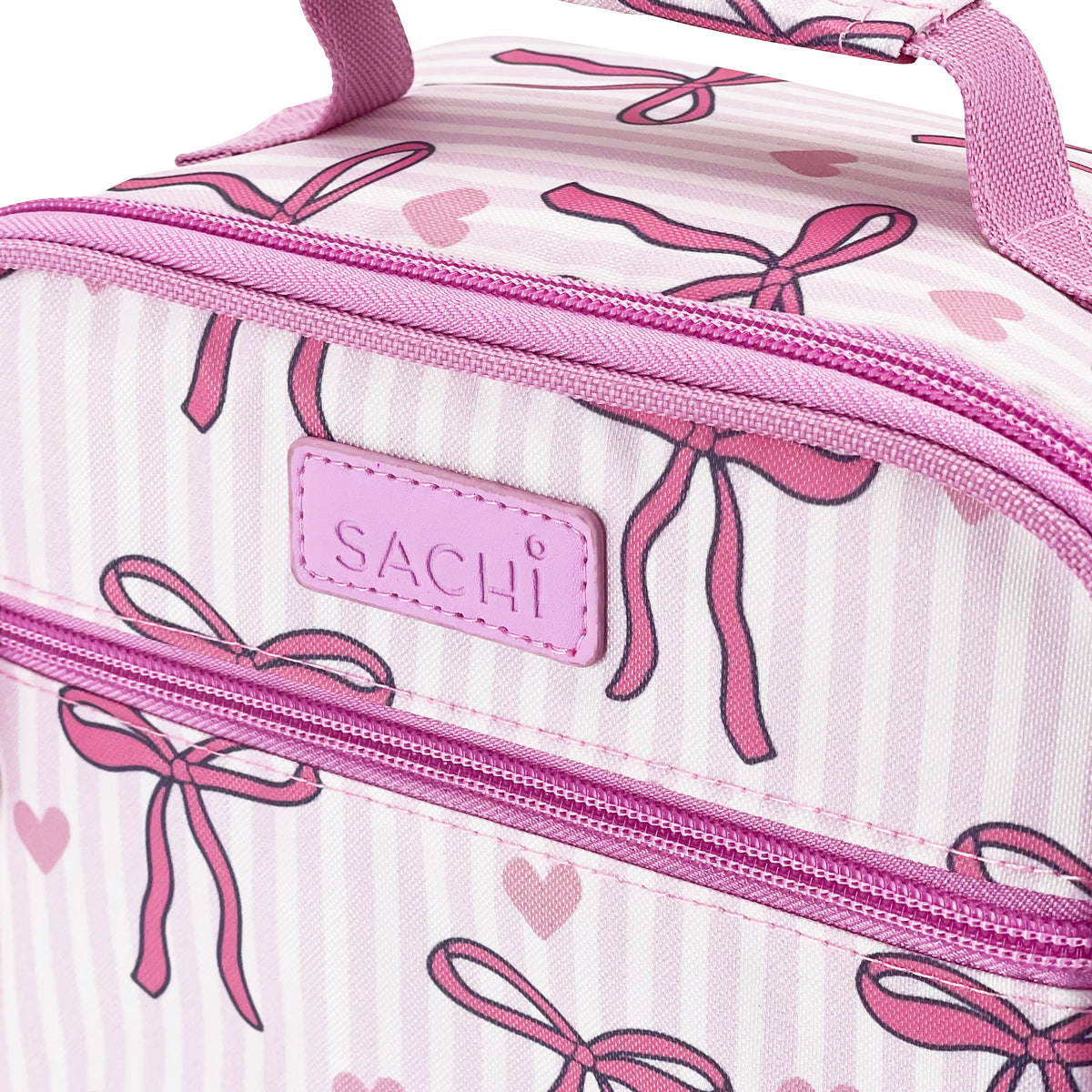 Sachi Insulated Lunch Bag - Bows With Hearts