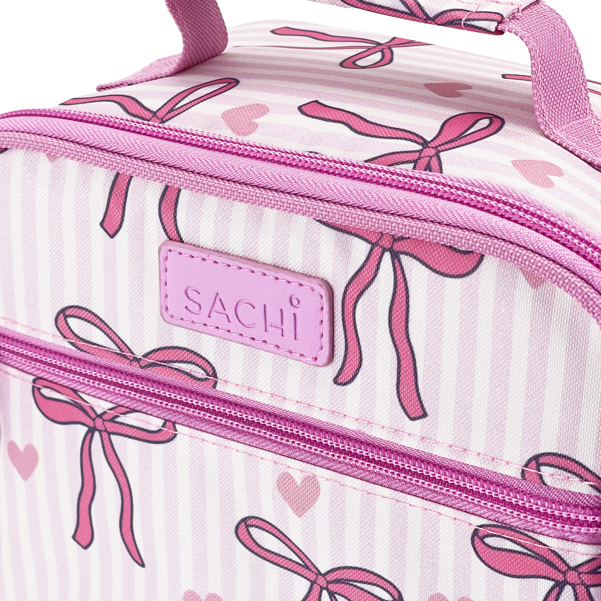 Sachi Insulated Lunch Bag - Bows With Hearts