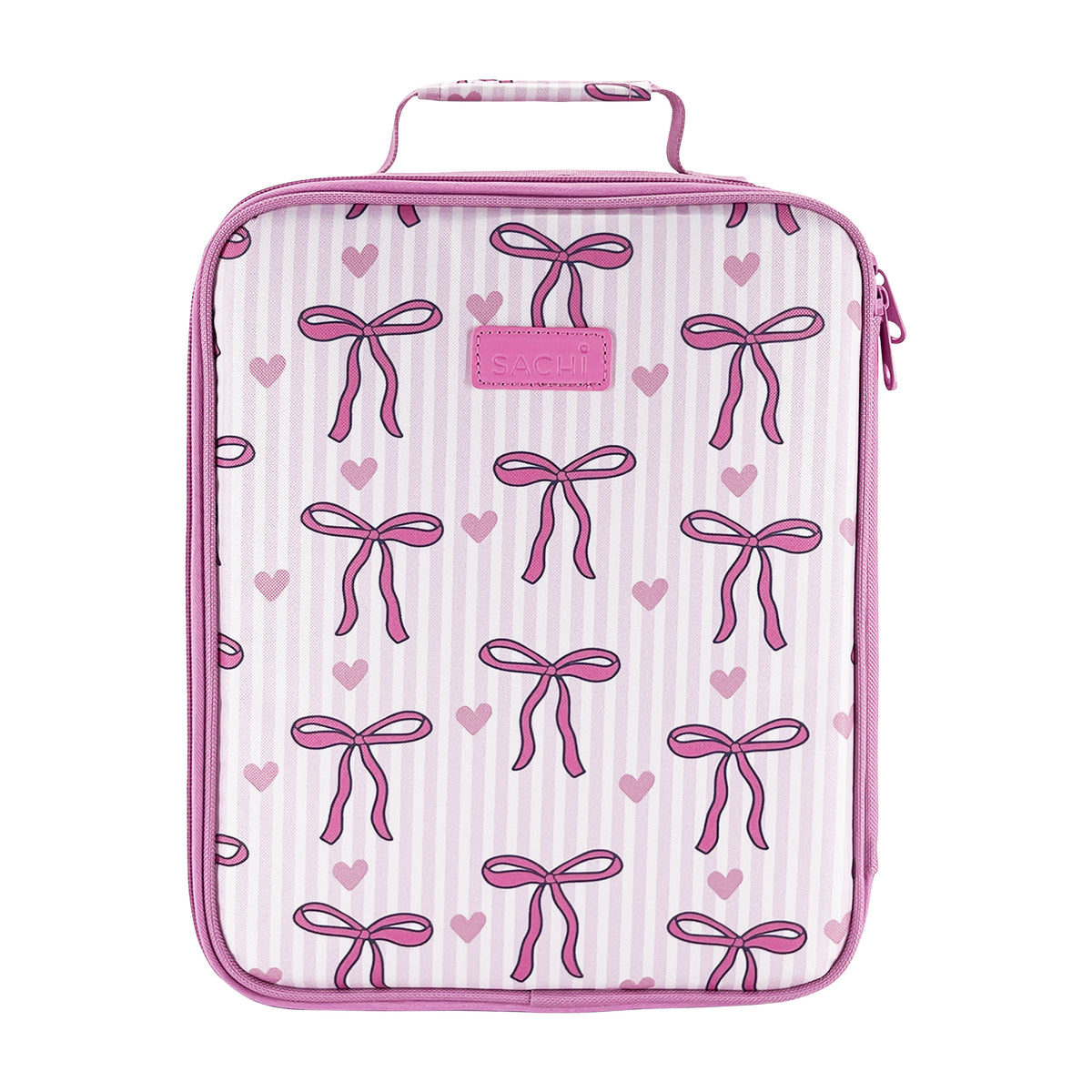 Sachi Insulated Lunch Bag XL - Bows and Hearts