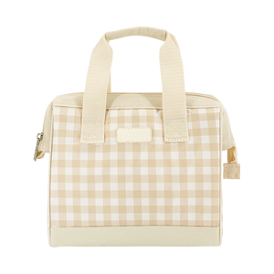 SACHI 'STYLE 34' INSULATED LUNCH BAG - BEIGE GINGHAM