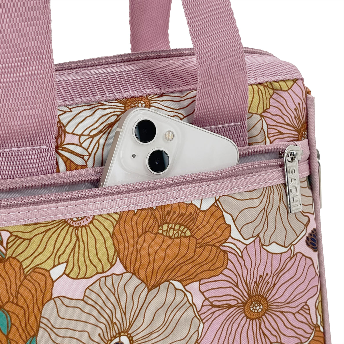 SACHI 'STYLE 34' INSULATED LUNCH BAG - RETRO FLORAL