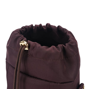 SACHI CROSSBODY INSULATED BOTTLE BAG  - BORDEAUX