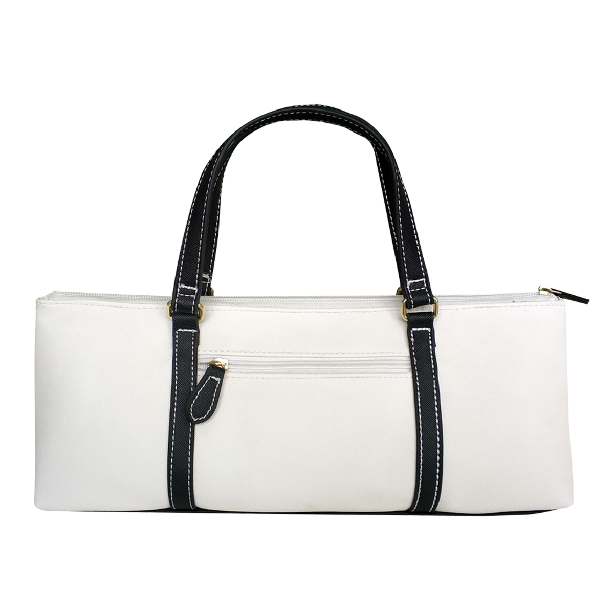 SACHI INSULATED WINE PURSE - BLACK & WHITE
