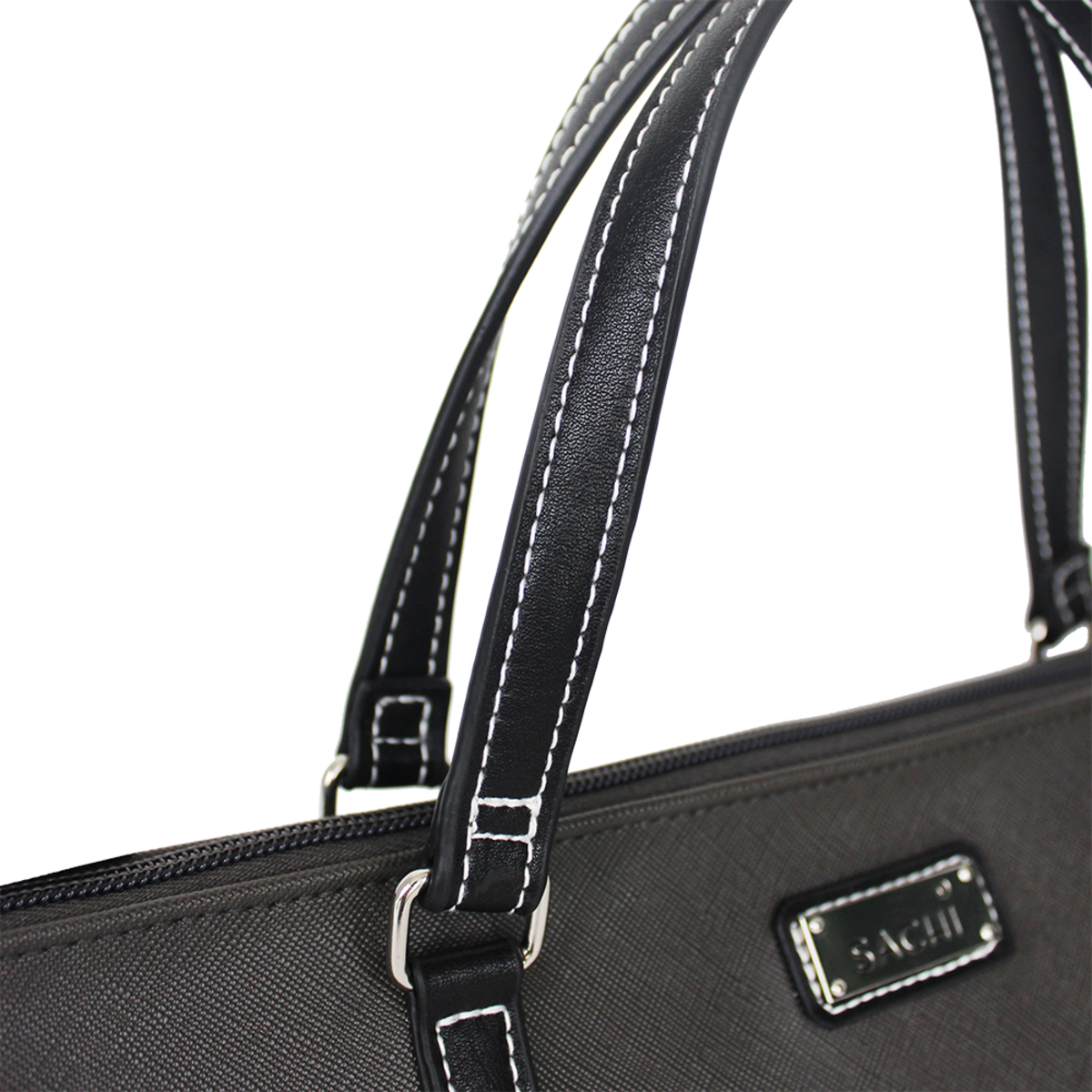 SACHI INSULATED WINE PURSE -  CHARCOAL