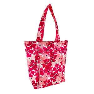 SACHI INSULATED MARKET TOTE -  RED POPPIES