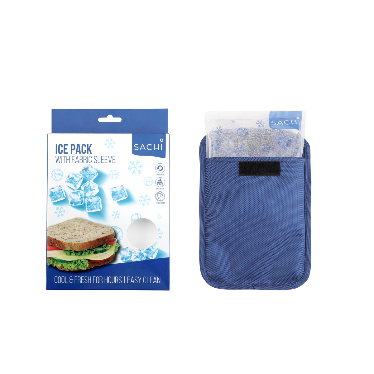 SACHI GEL ICE PACK W/ FABRIC SLEEVE - MEDIUM