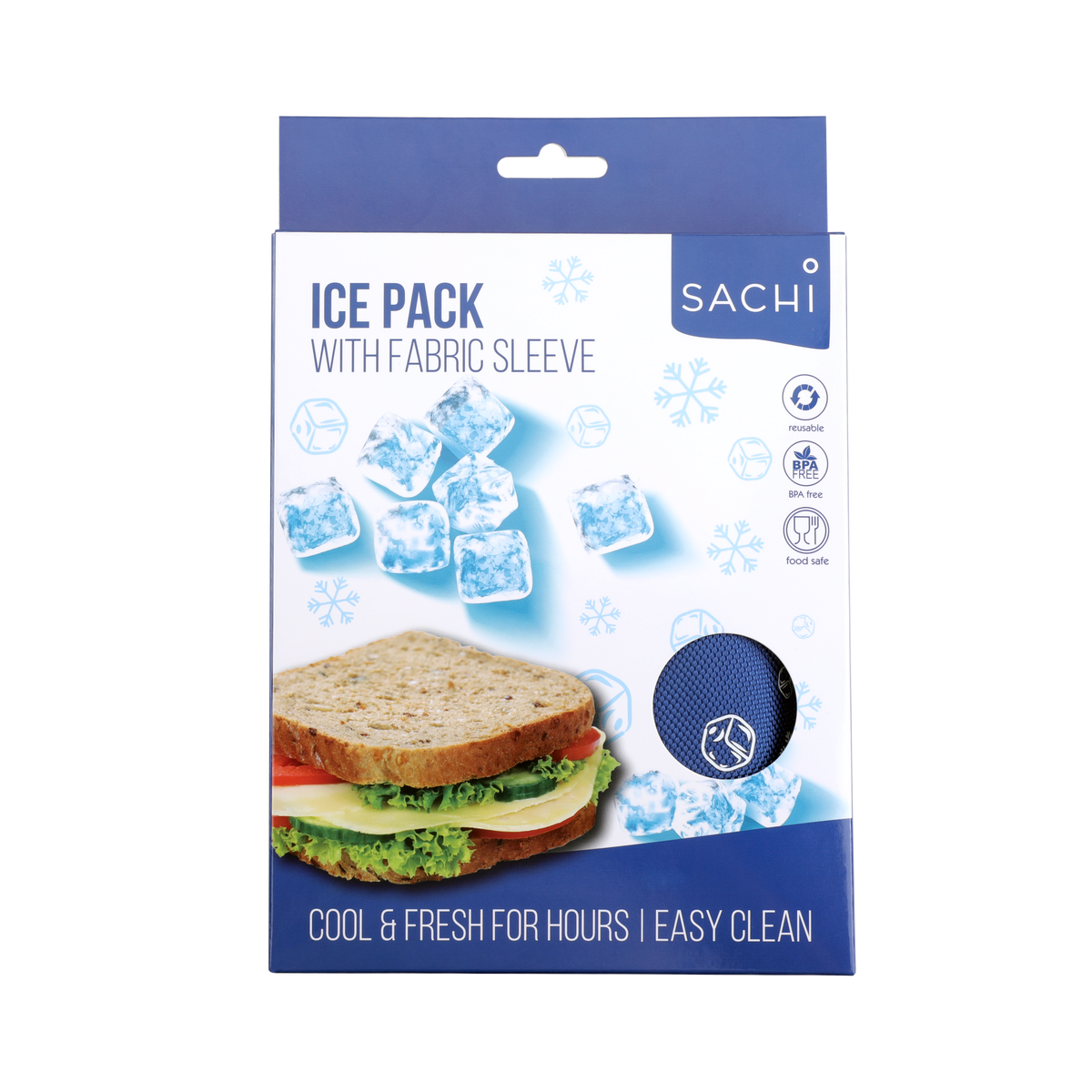 SACHI GEL ICE PACK W/ FABRIC SLEEVE - MEDIUM