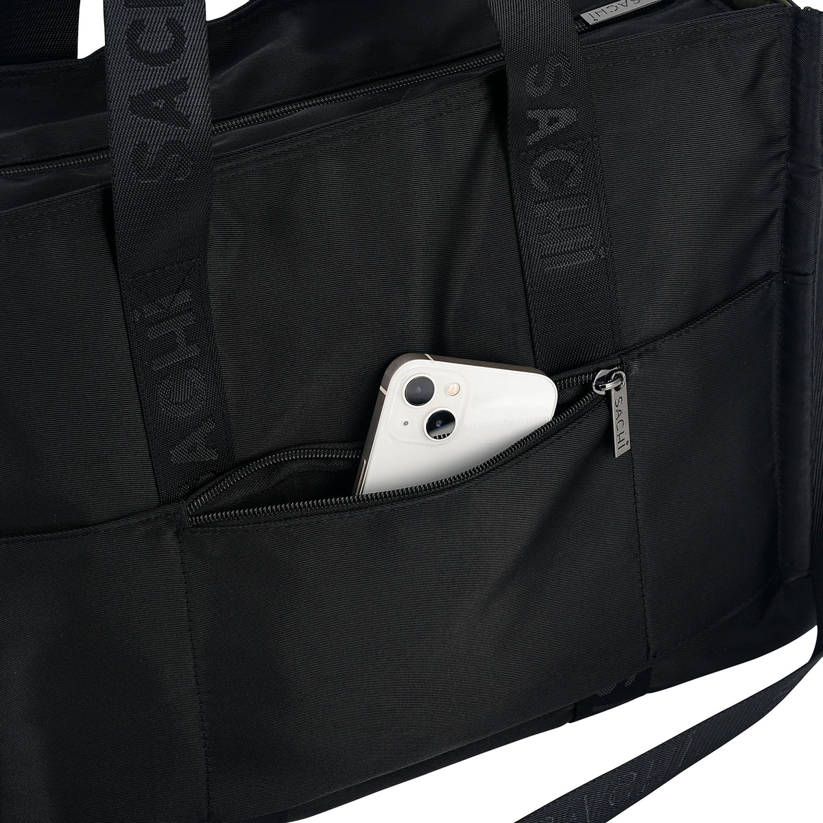 SACHI INSULATED EVERYDAY TOTE - Black