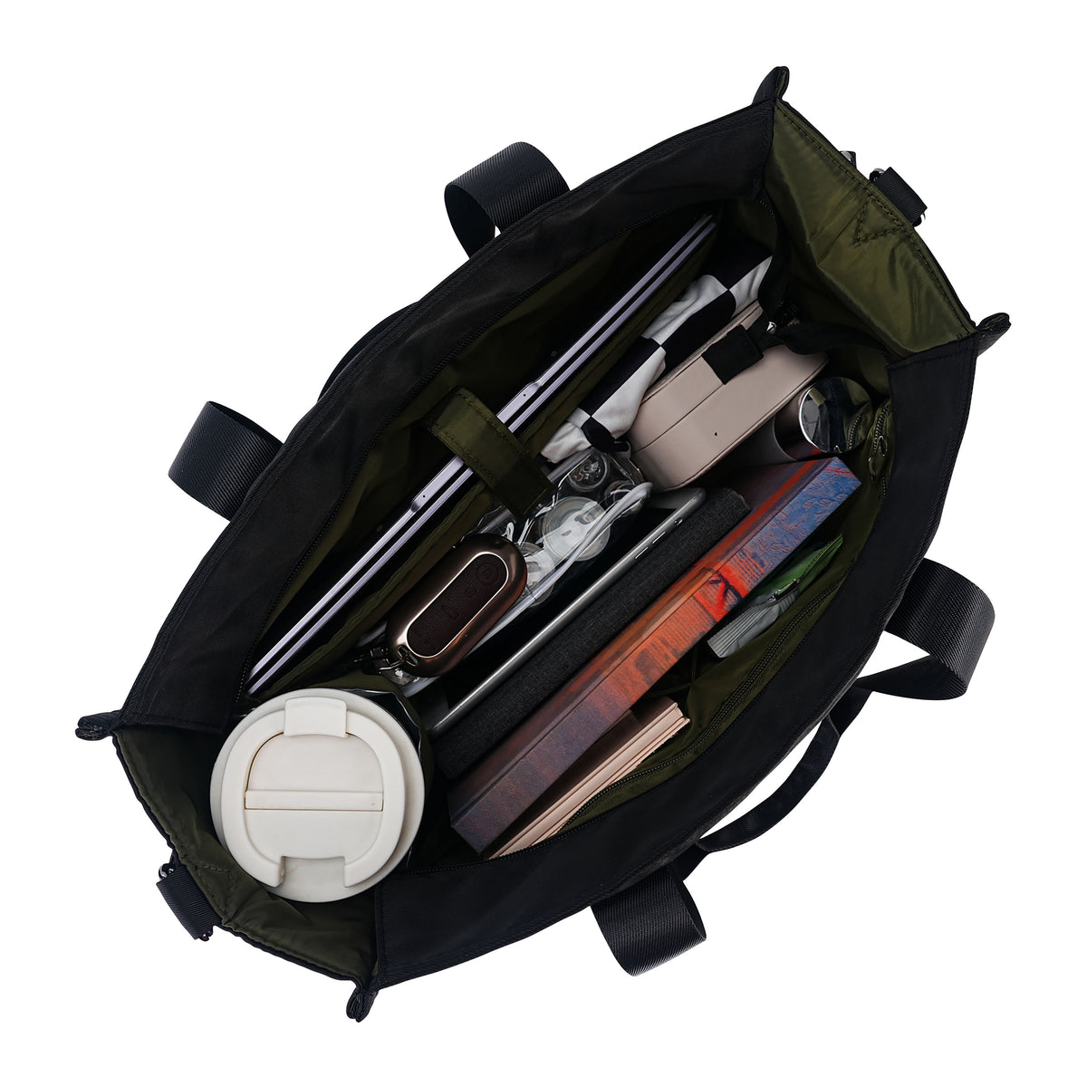 SACHI INSULATED EVERYDAY TOTE - Black