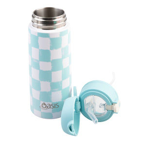 OASIS STAINLESS STEEL DOUBLE WALL INSULATED KID'S DRINK BOTTLE W/ SIPPER 550ML - CHECK IT OUT