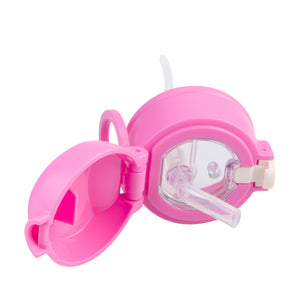 OASIS STAINLESS STEEL DOUBLE WALL INSULATED KID'S DRINK BOTTLE W/ SIPPER 550ML - PINK CADILLAC