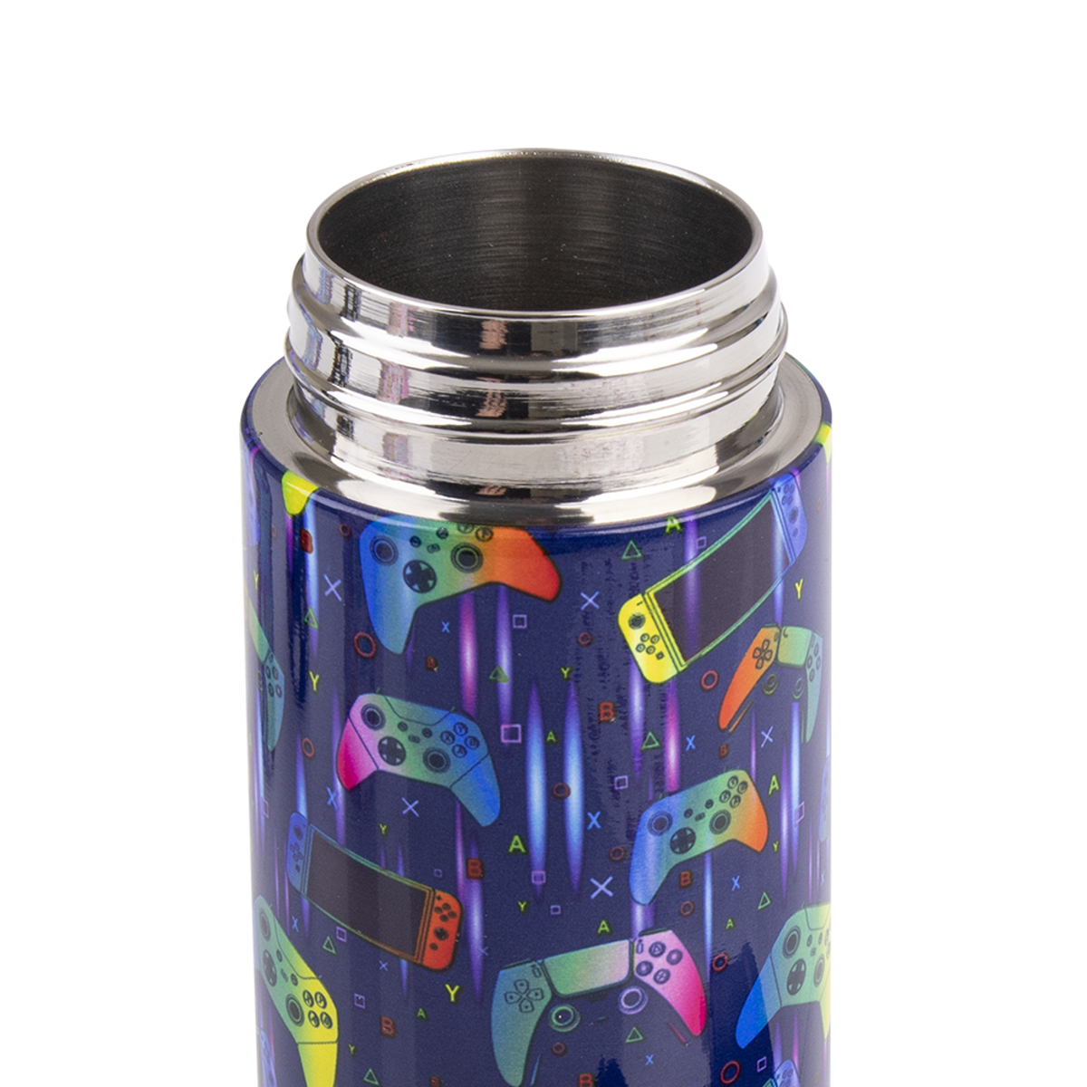 OASIS STAINLESS STEEL DOUBLE WALL INSULATED KID&#39;S DRINK BOTTLE W/ SIPPER 550ML -Gamer